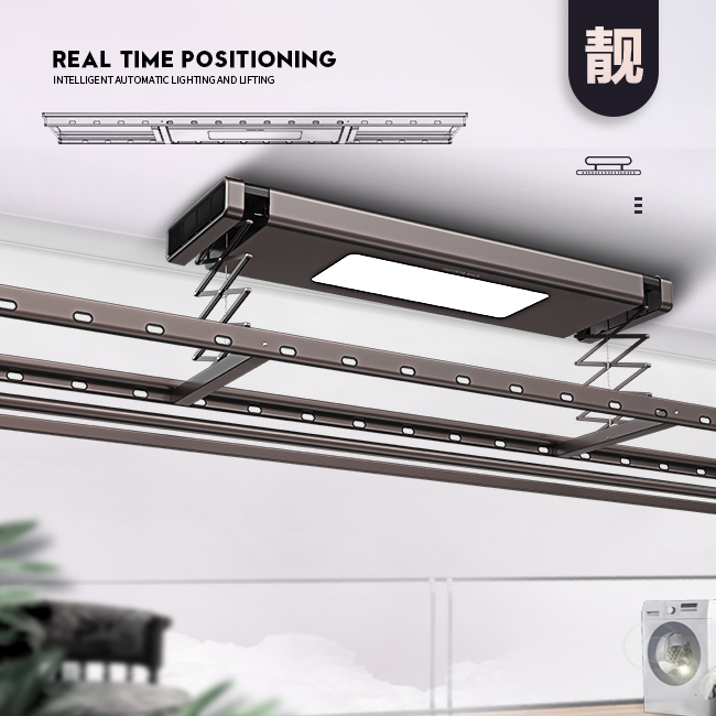 選擇電動(dòng)晾衣架的幾個(gè)理由，電動(dòng)晾衣架和手搖晾衣架的對比